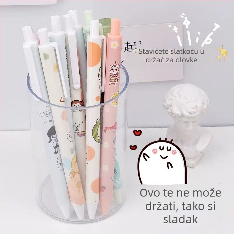 Kružni držač olovke, kružnog oblika, plastika, model: Round pen holder