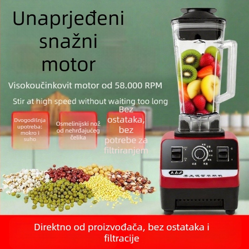 Stroj za sojino mlijeko CM001 – obrada mokrih graha, žitarica i soka od kukuruza; 1800W; 220V; 50Hz