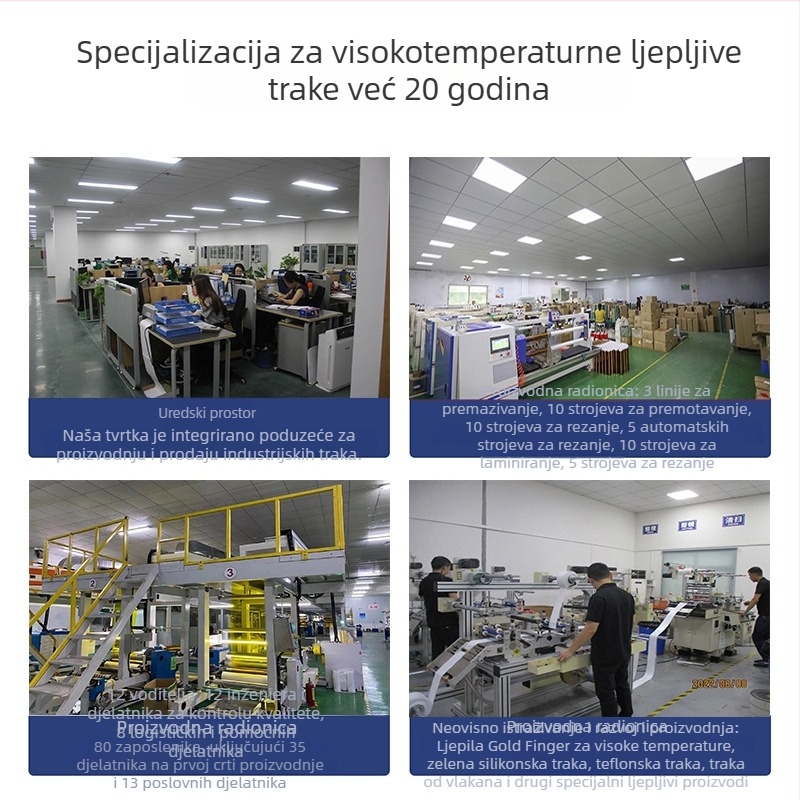 PTFE antistatna traka za visoke temperature, izolaciju i brtvljenje, smeđa Teflonska traka