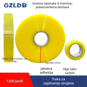 Traka za brtvljenje stroja, 52 μm debljine, OPP film s BOPP podlogom, za brtvljenje stroja