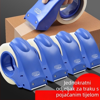 Uređaj za zatvaranje kartona, plastično kućište, proziran rezač trake, model Carton Sealer, neto težina 100 g