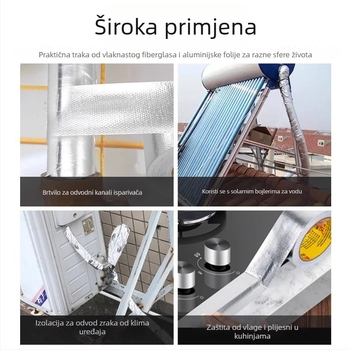 Prekrivanje klima-vodova — fiberglas tkanina s aluminijskom folijom, Ben Yida marka, stil moderni minimalistički, izrada polugovorna i poluautomatska