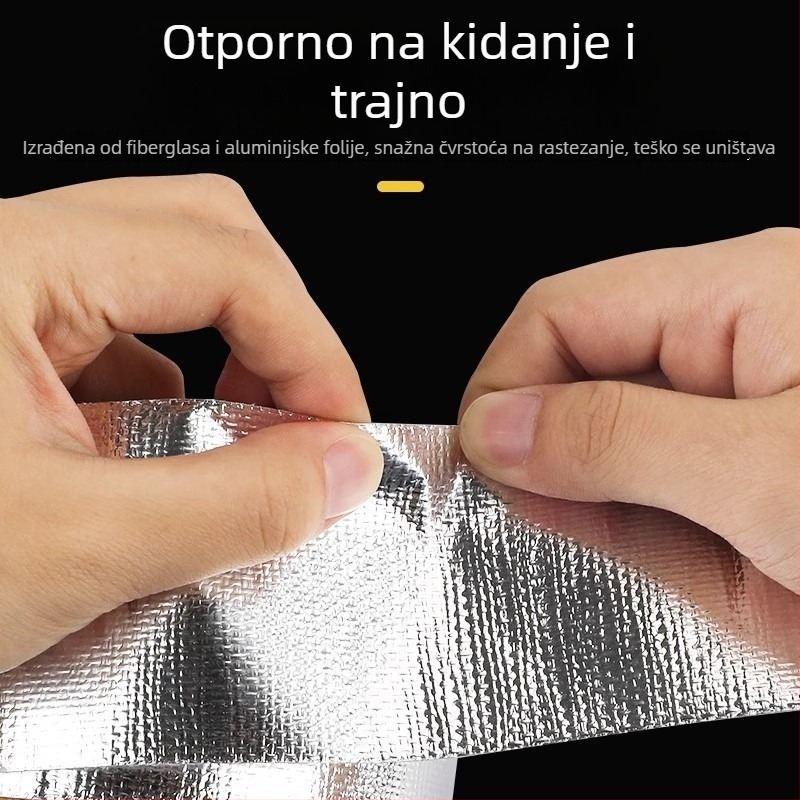 Prekrivanje klima-vodova — fiberglas tkanina s aluminijskom folijom, Ben Yida marka, stil moderni minimalistički, izrada polugovorna i poluautomatska
