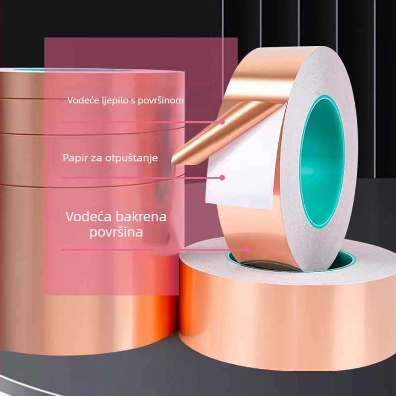 Bakrena naljepnica za toplinsku vodljivost za mobitel matičnu ploču, marka Yida, bakrena osnova, pogodna za mobilne matične ploče, matične ploče prijenosnih računala i hlađenje baterija