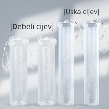 Izvlačni držač za olovke za umjetničke potrebe - Plastika, Okrugli, Model debela/tanka cijev, Bez logotipa