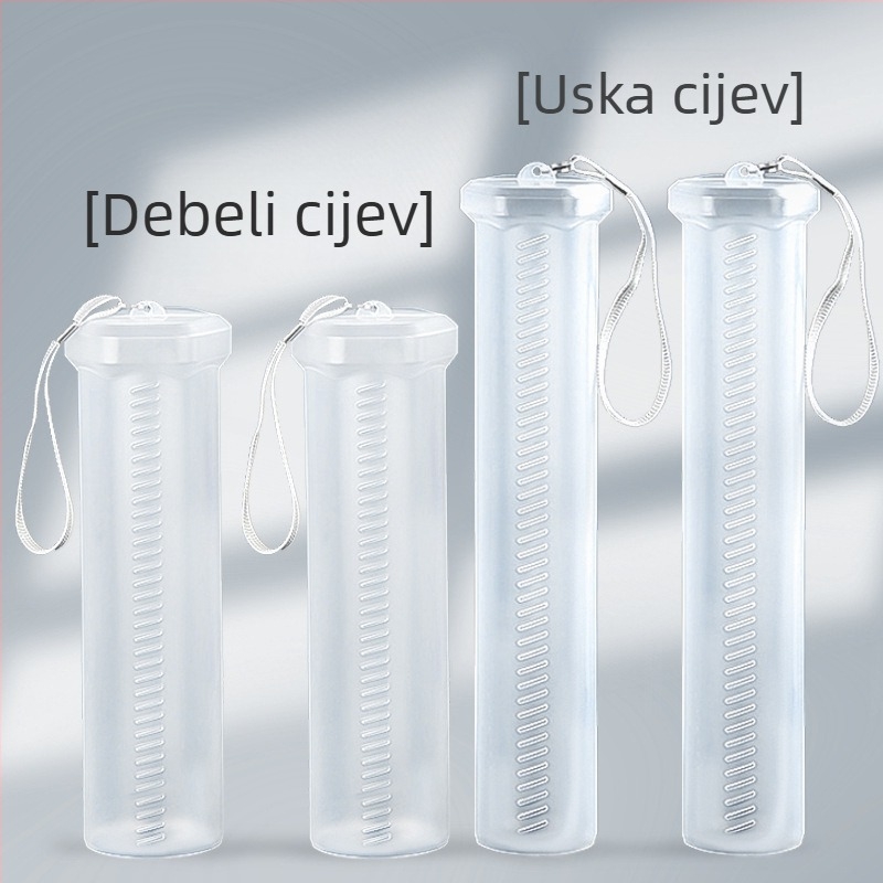 Izvlačni držač za olovke za umjetničke potrebe - Plastika, Okrugli, Model debela/tanka cijev, Bez logotipa