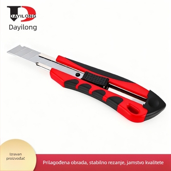 Kantni nož s jednim oštricem od nehrđajućeg čelika, 0,5 mm debljina oštrice, ukupna duljina 145 mm, model DYL-814