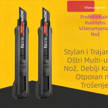 Težak umjetnički nož, model 2154 | Plastika, 200 g, Oštrica 0.2×156×30 mm, za otvaranje paketa i tapete