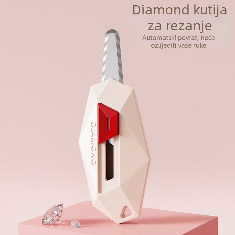 Magnetski nož za otvaranje kutija – nehrđajući čelik, model S2625, Four Seasons Leisure, automatsko izvučenje