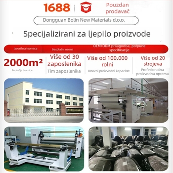 Acetatna platnena traka za visoko temperaturnu izolaciju i zaštitu pri spajanju — viskoznost visoka, akrilno ljepilo, debljina 0,22 mm