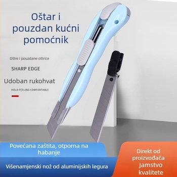 Zhengye 233 Višenamjenski nož za rezanje papira i tapeta, veliki, drška od ABS plastike
