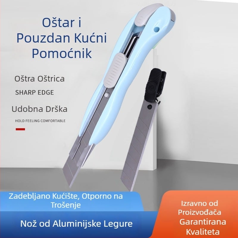 Zhengye 233 Višenamjenski nož za rezanje papira i tapeta, veliki, drška od ABS plastike