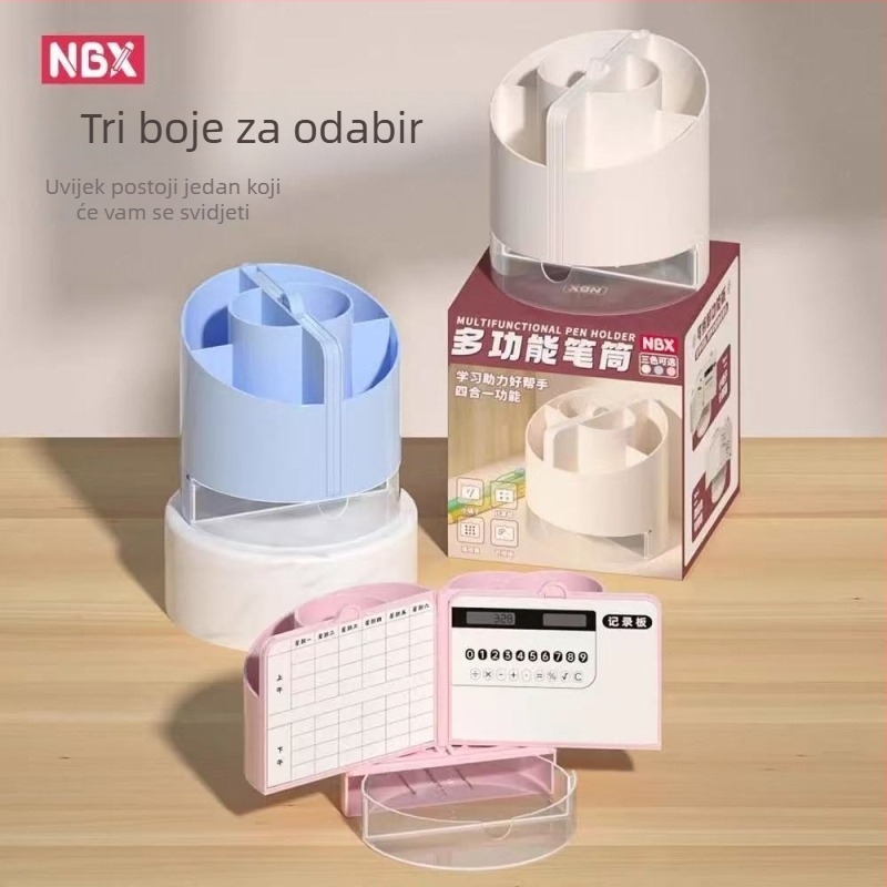NBX BT-41 Držač olovaka - Okrugli plastični organizator za stol
