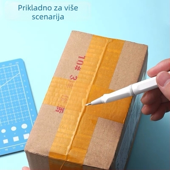 Nož za rezanje papira u stilu olovke za bilježnice i papirnate projekte, plastično kućište, model 001
