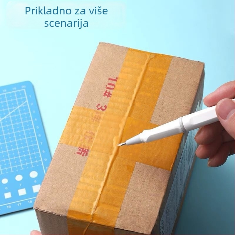 Nož za rezanje papira u stilu olovke za bilježnice i papirnate projekte, plastično kućište, model 001