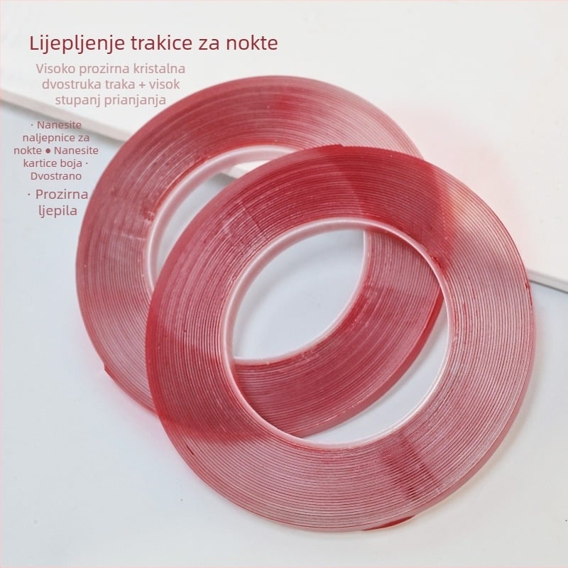 Alati za nokte s dvostrano ljepilnom trakom za nokte (Brand: Honuo; Licencirana privatna oznaka: Da; Materijal: Drugo; Pakiranje: Osnovno pakiranje)