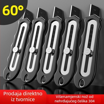 Industrijski nož za tapete od nehrđajućeg čelika, model 886, oštrica 3123, neto težina 1231