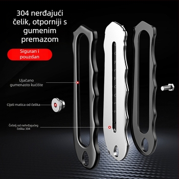 Industrijski nož za tapete od nehrđajućeg čelika, model 886, oštrica 3123, neto težina 1231