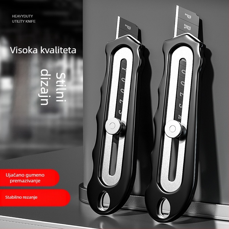 Industrijski nož za tapete od nehrđajućeg čelika, model 886, oštrica 3123, neto težina 1231