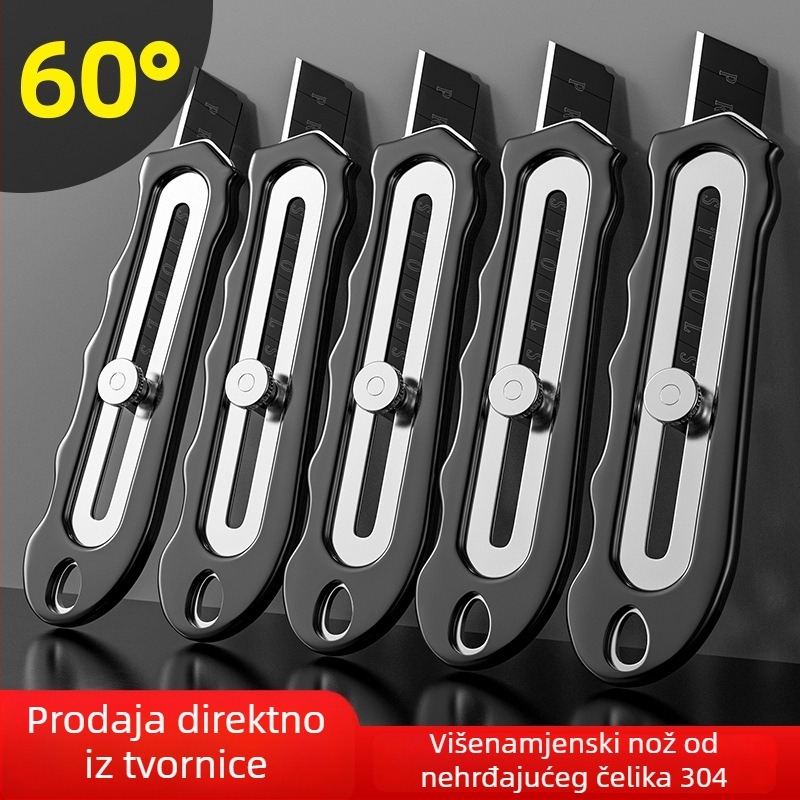 Industrijski nož za tapete od nehrđajućeg čelika, model 886, oštrica 3123, neto težina 1231