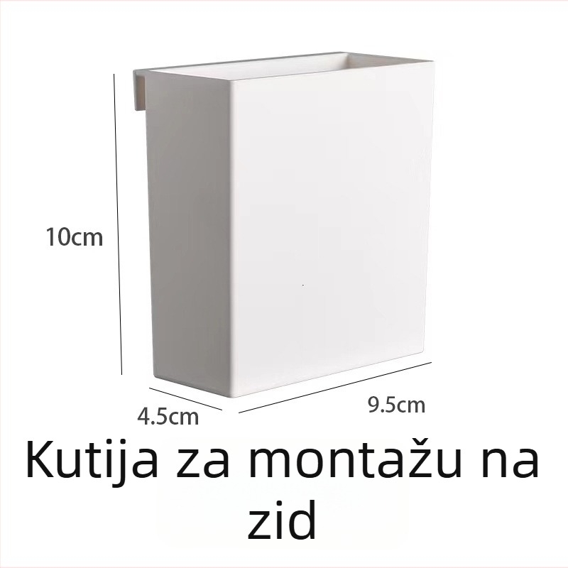 Zidni organizator za stol – ABS plast, 0,5 L, otvoreni vrh, za pisala i kozmetiku