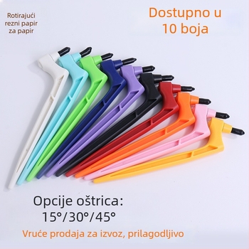 360° rotirajuća glava noža za umjetničko rezbarenje s više kutova, plastična konstrukcija; marka Sword, model Rotating carving knife, težina 17 g