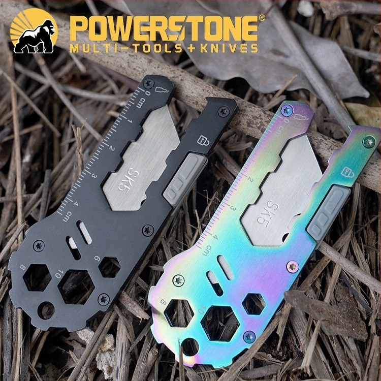 EDC višenamjenski nož za umjetnost, oštrica od cijelog čelika, model PL-94; oštrica 90×35×6 mm, materijal 2CR13, težina 43 g