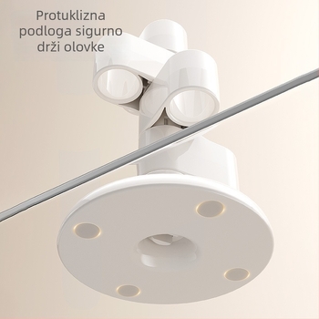 Be Personal višenamjenski okretni držač za olovke, PET+ABS, okruglog oblika, stolni organizator za pohranu