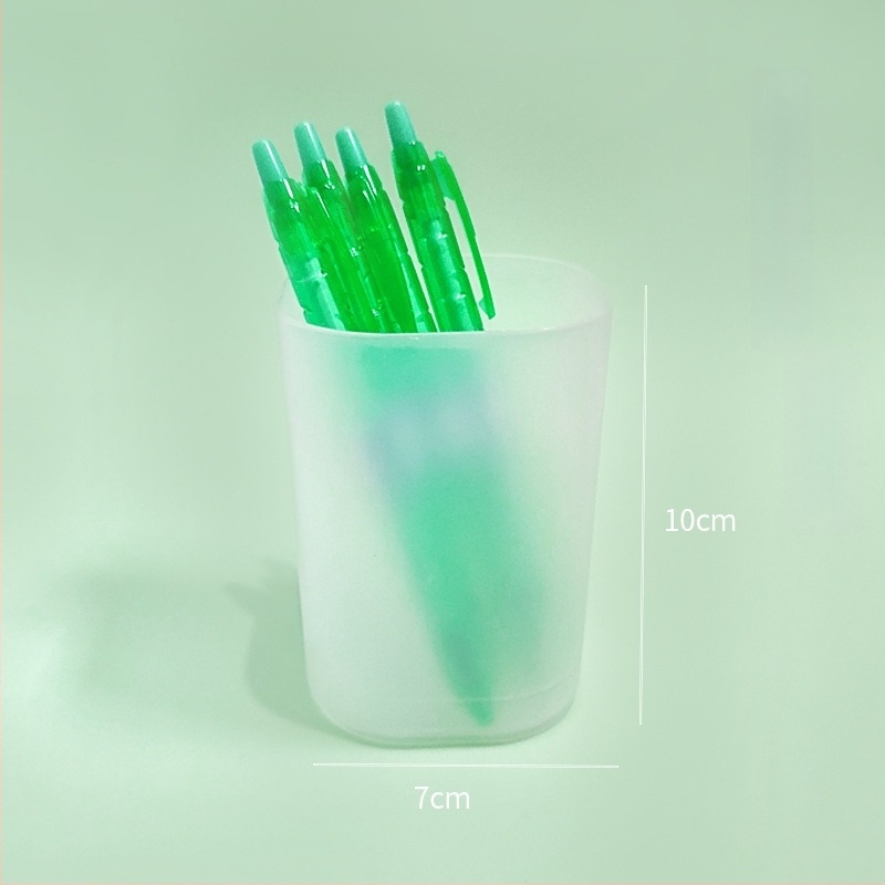 Prozirni akrilni kvadratni organizator za olovke i četkice za radni stol