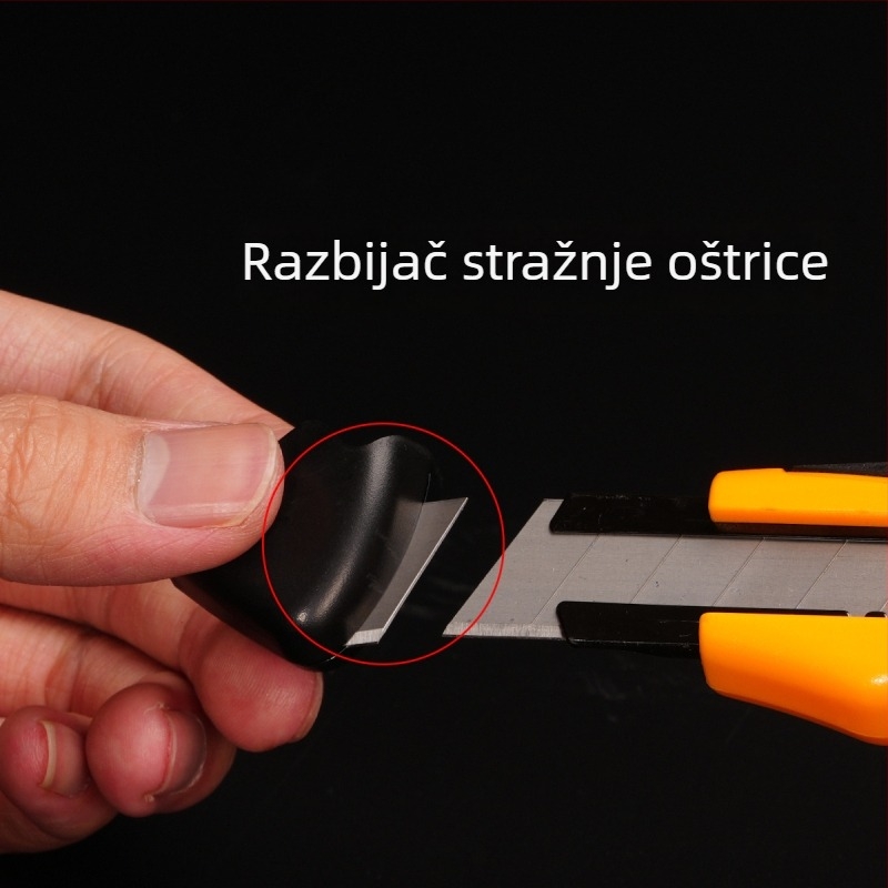 Kaida XD-88 ABS plastično premazan univerzalni nož za rezanje; Oštrica 0.5×18×100 mm; Težina 80 g