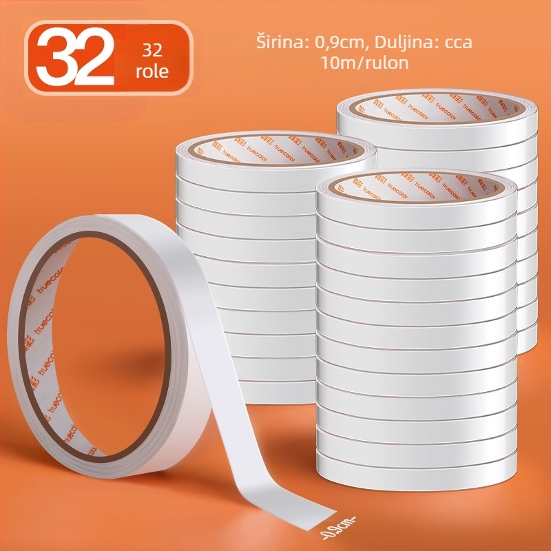 Truecolor Dvostrana ljepljiva traka, plastični materijal, 40 kom./pak, model: dvostrana traka, za lijepljenje