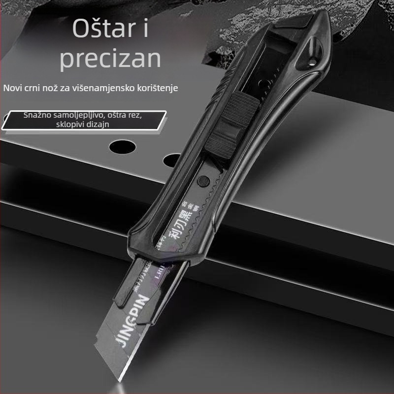 Teški višenamjenski nož s oštricom od visokougljičnog čelika za tapete, elektro radove i industrijsko rezanje papira