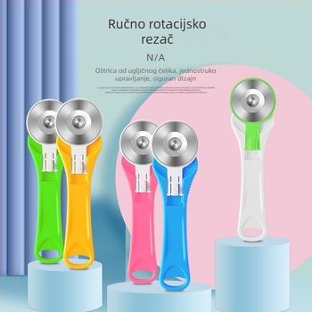 Huanmei rotacijski nož za tkanine – mini alat za izradu, plastično kućište, 50 g