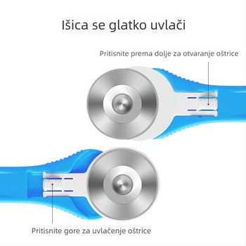 Huanmei rotacijski nož za tkanine – mini alat za izradu, plastično kućište, 50 g