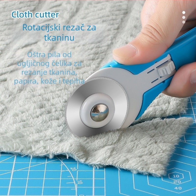 Huanmei rotacijski nož za tkanine – mini alat za izradu, plastično kućište, 50 g