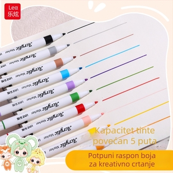 Lexuan set akrilnih marker s okruglim vrhom, velika kapaciteta