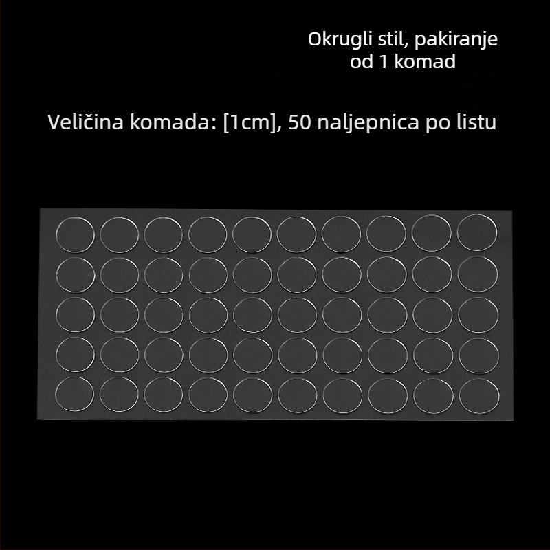 Nano dvostrana traka za fiksiranje baza figura — bez tragova ljepila, visoka viskoznost, lijepljenje za automobilske dekoracije
