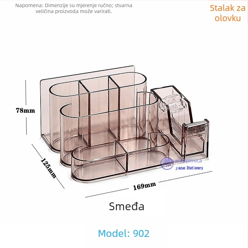 Držač olovke, model 098, od plastike, s otisnutim logom, pogodan kao poslovni dar