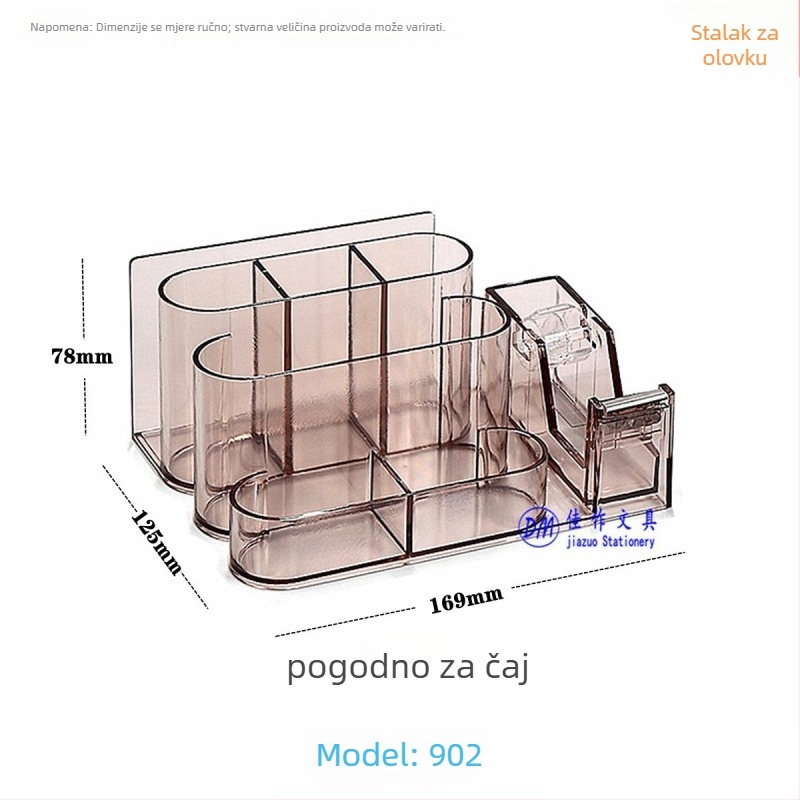 Držač olovke, model 098, od plastike, s otisnutim logom, pogodan kao poslovni dar