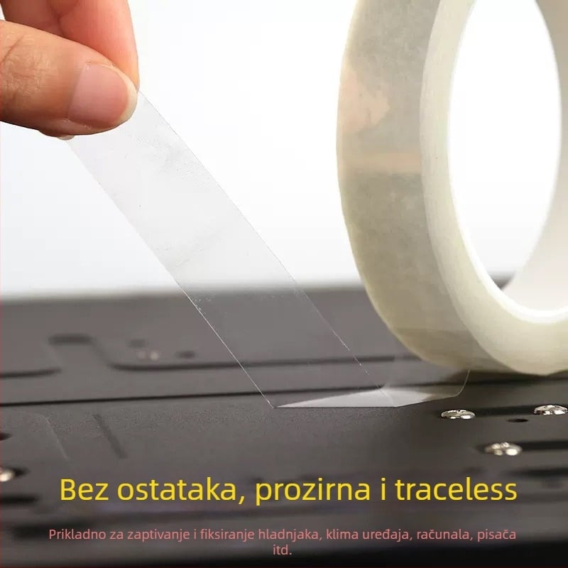 PET traka za maskiranje bez tragova, serija Traceless tape, akrilno ljepilo, debljina 0,06 mm, otpornost na temperature -20 do 120°C