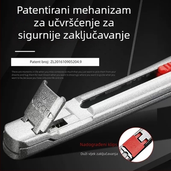 Kompaktni nož 3006C, cinkova legura, alat za graviranje i rezanje filmova