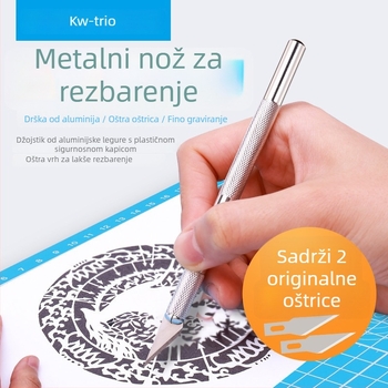 KW-TRIO 3591 nož za rezanje papira, željezna oštrica, neto težina 20