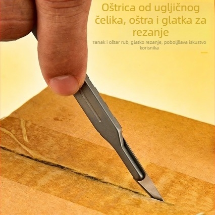 Brusni nož od titanijevog legura, mini džepni nož s ključem, alat za rezanje papira i tapeta (Materijal: titanijev čelik; Marka: Other; Broj proizvoda: t18158154334471t)