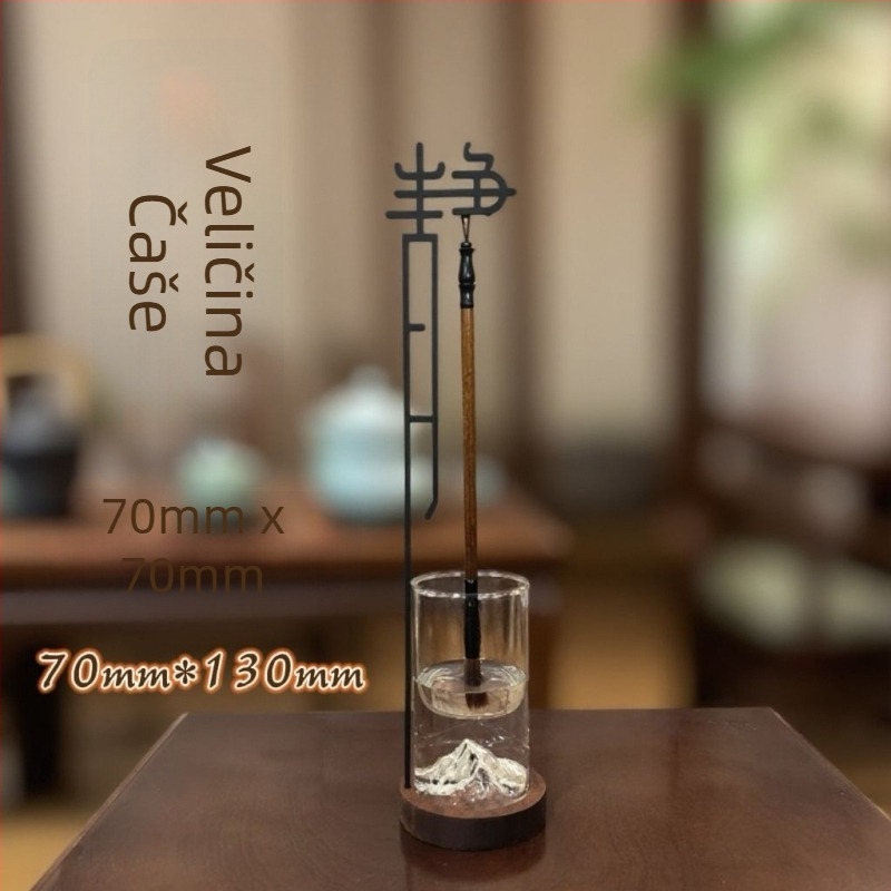 Metalni višenamjenski držač olovke za kaligrafiju, navlaživanje vrha perja, tih rad