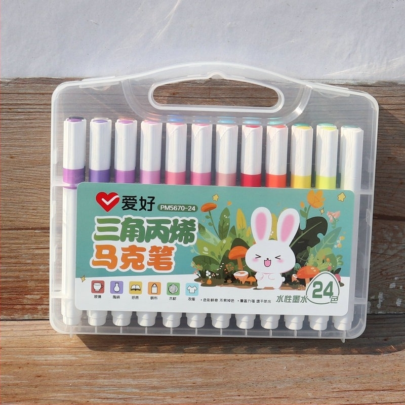 Hobby akrilni marker s trokutastim tijelom, periva, za učenike