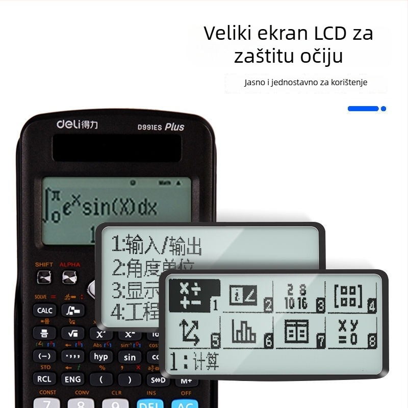 Znanstveni kalkulator Deli D991ES, model D991ES, Brend: Deli; Uvoz: Ne