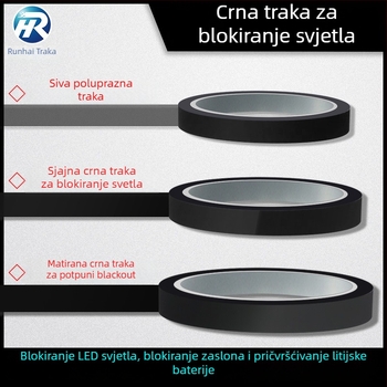 PET maskirajuća traka za učvršćivanje ruba baterije, debljina 0,05 mm, akrilno ljepilo, dugotrajna otpornost na temperaturu 130°C, kratkotračna 180°C, raspon -40°C do 130°C, rezanje zahtijeva alat