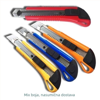 Kancelarijski nož za rezanje tapeta i papira – Marka Founding da, model Single shot, materijal oštrice: ugljična čeli, debljina oštrice: 0,5 mm