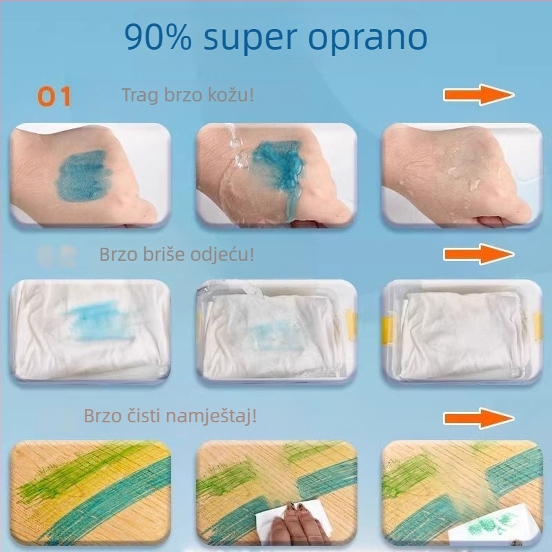 Deli set markera s dvostrukim vrhom i akvarelnih markerima, perive, prehrambene klase, sigurno za djecu