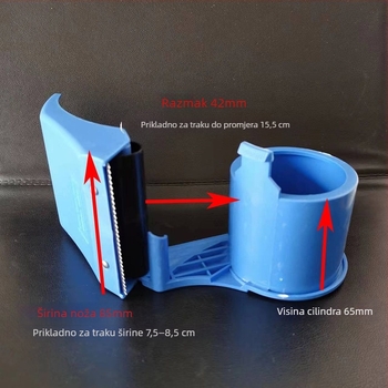 Stroj za zatvaranje kartonskih kutija s plastičnim nožem; nije uvezen; šifra proizvoda: Tj # U+sdysdlohlolofg%h; širina trake ≤ 48 mm